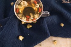 健康营养的枸杞养生茶饮图片