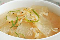 冬瓜虾皮汤的营养价值与功效